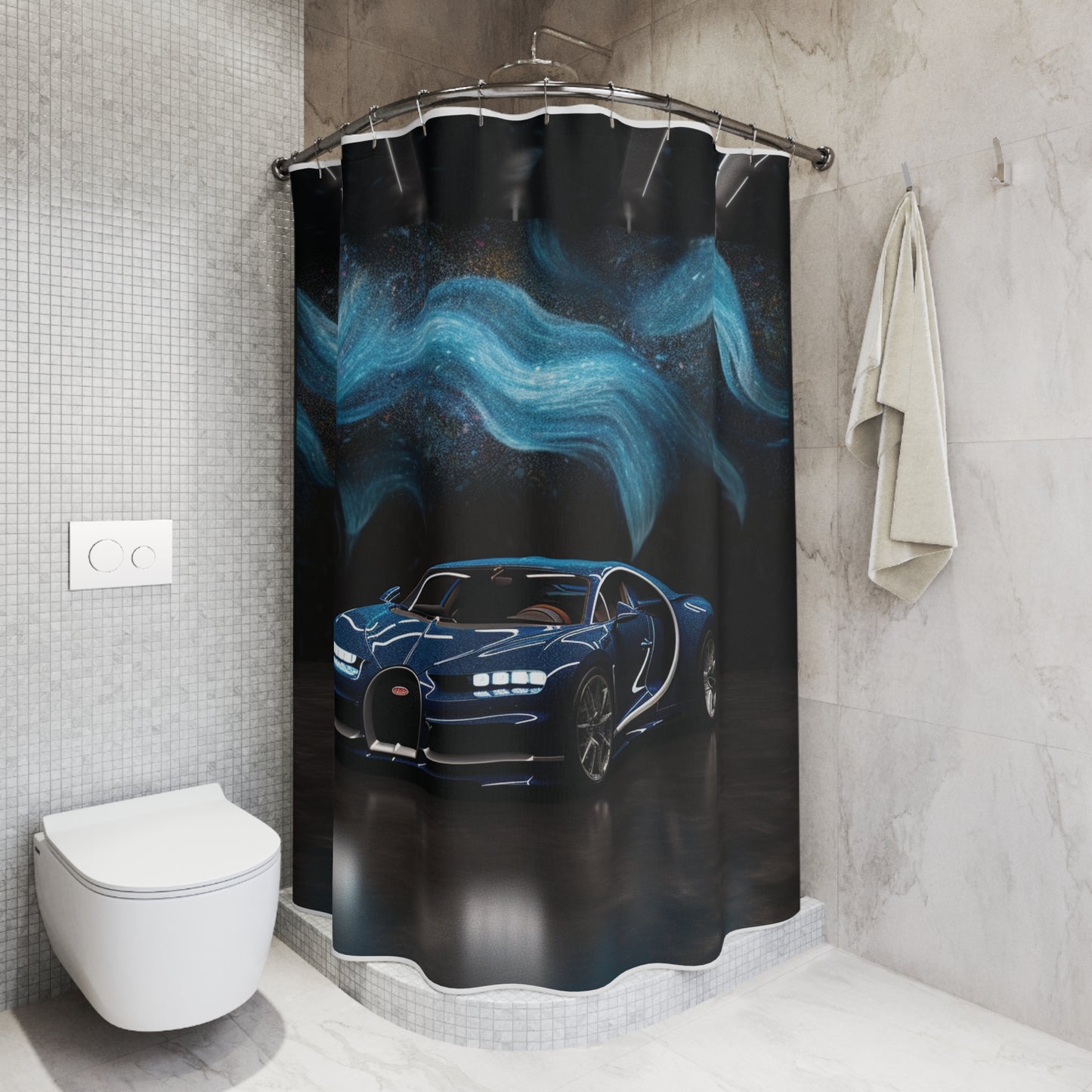 Polyester Shower Curtain Hyper Bugatti 3
