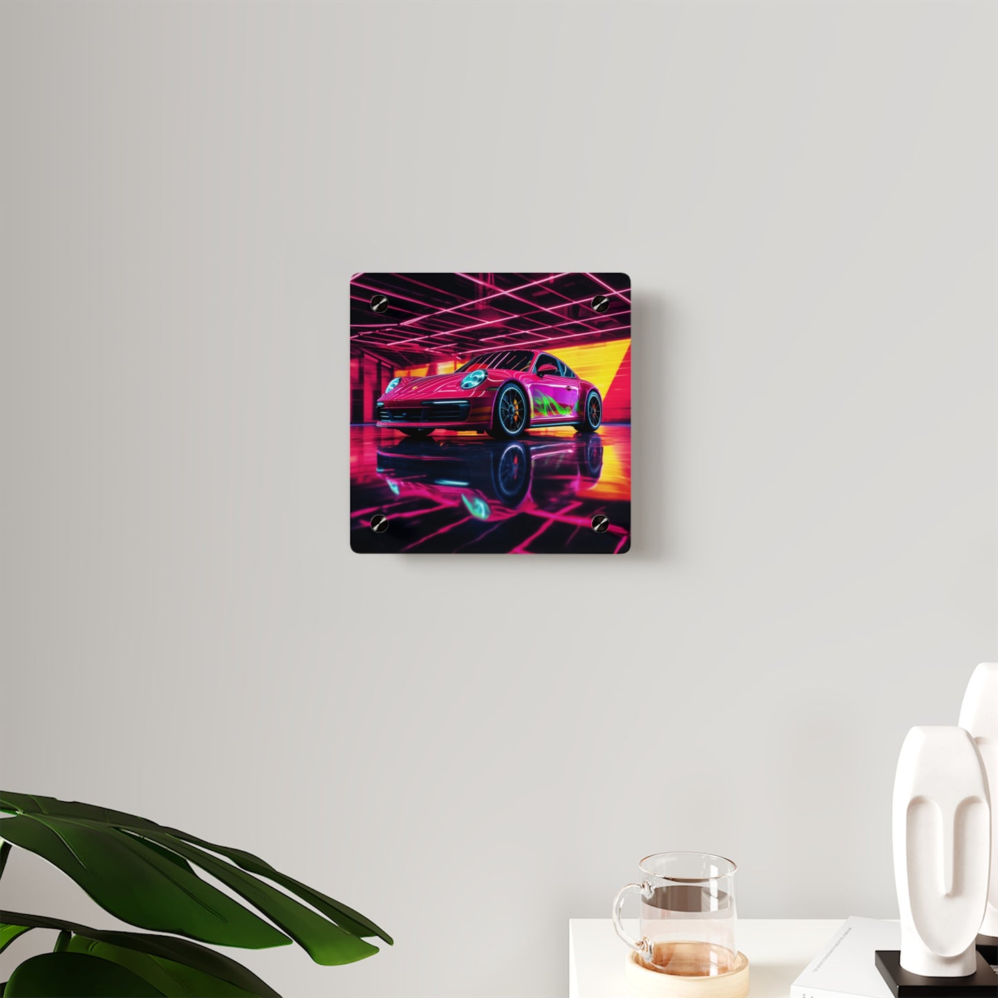 Acrylic Wall Art Panels Macro Porsche 3