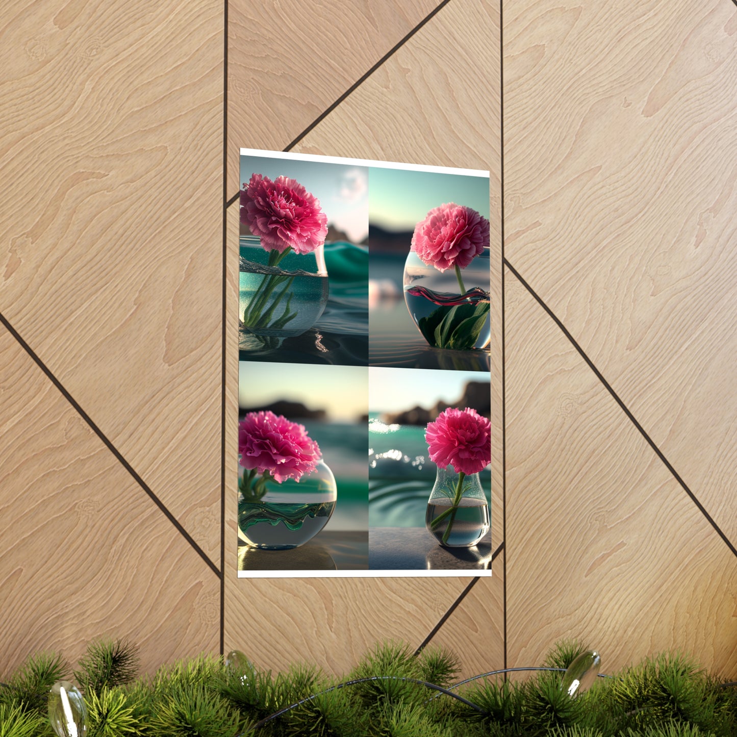 Premium Matte Vertical Posters Carnation 5