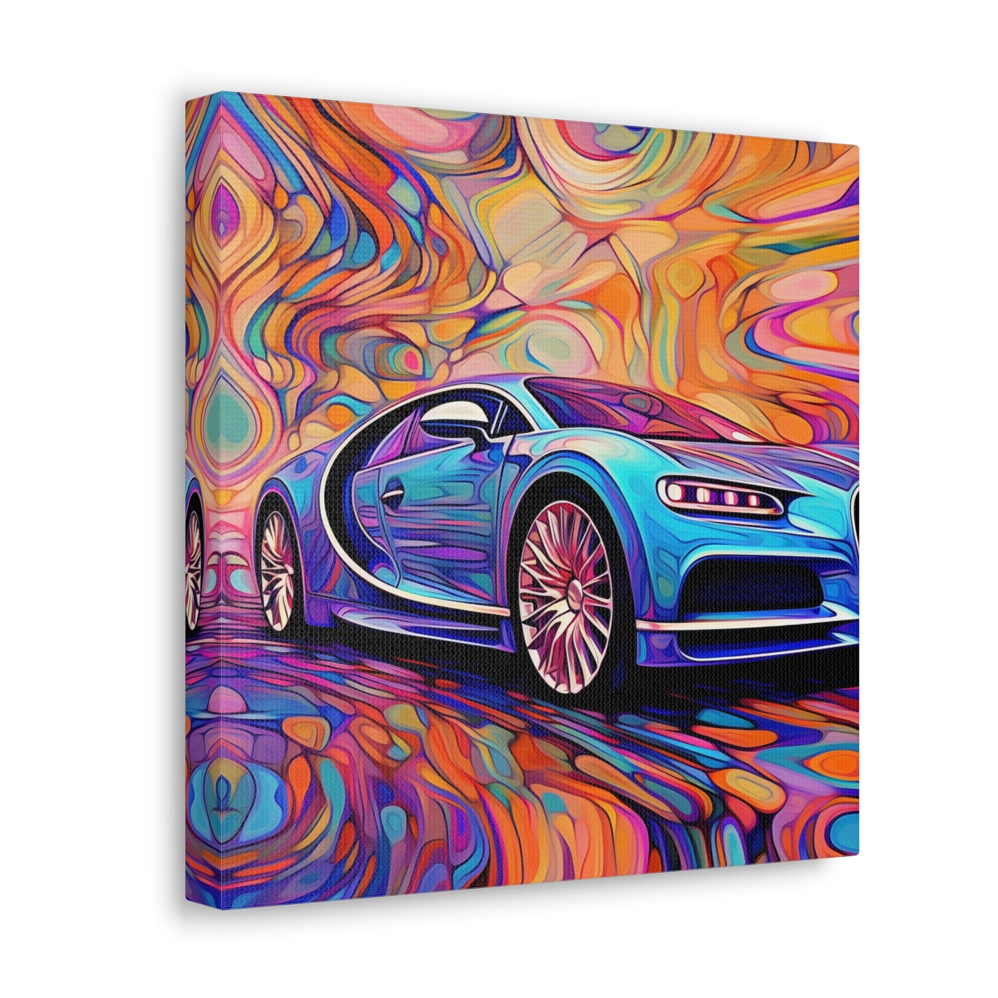 Canvas Gallery Wraps Bugatti Abstract Concept 3