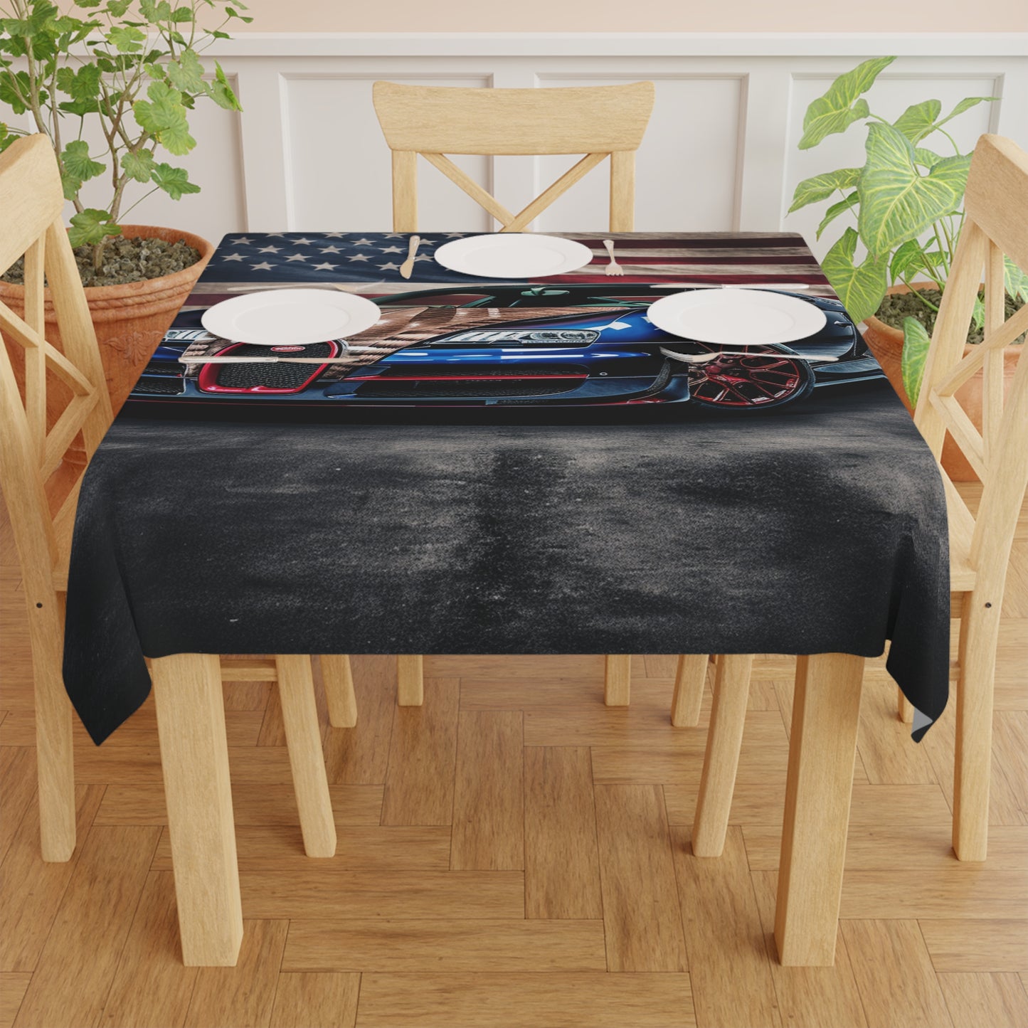 Tablecloth Bugatti American Flag 4