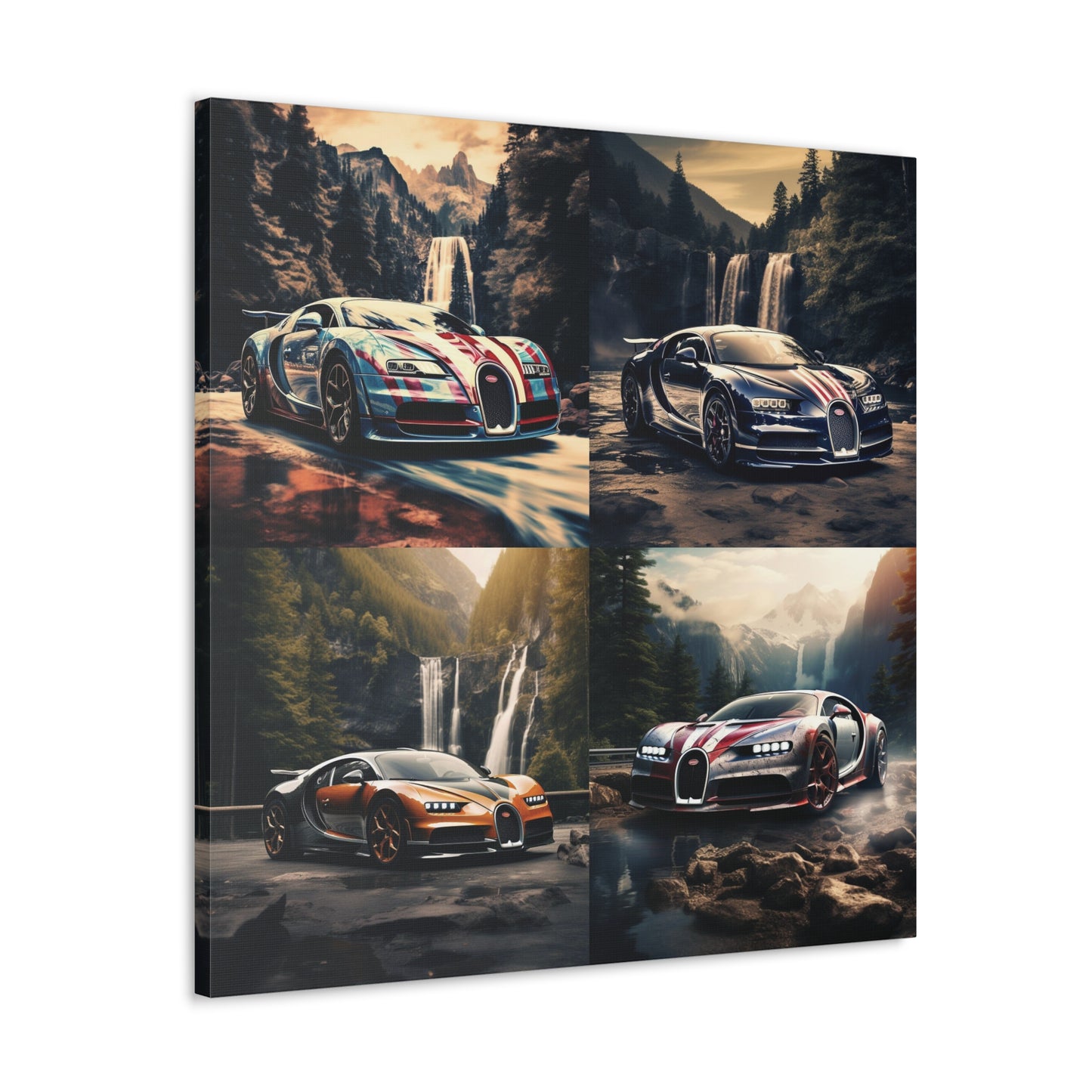 Canvas Gallery Wraps Bugatti Waterfall 5