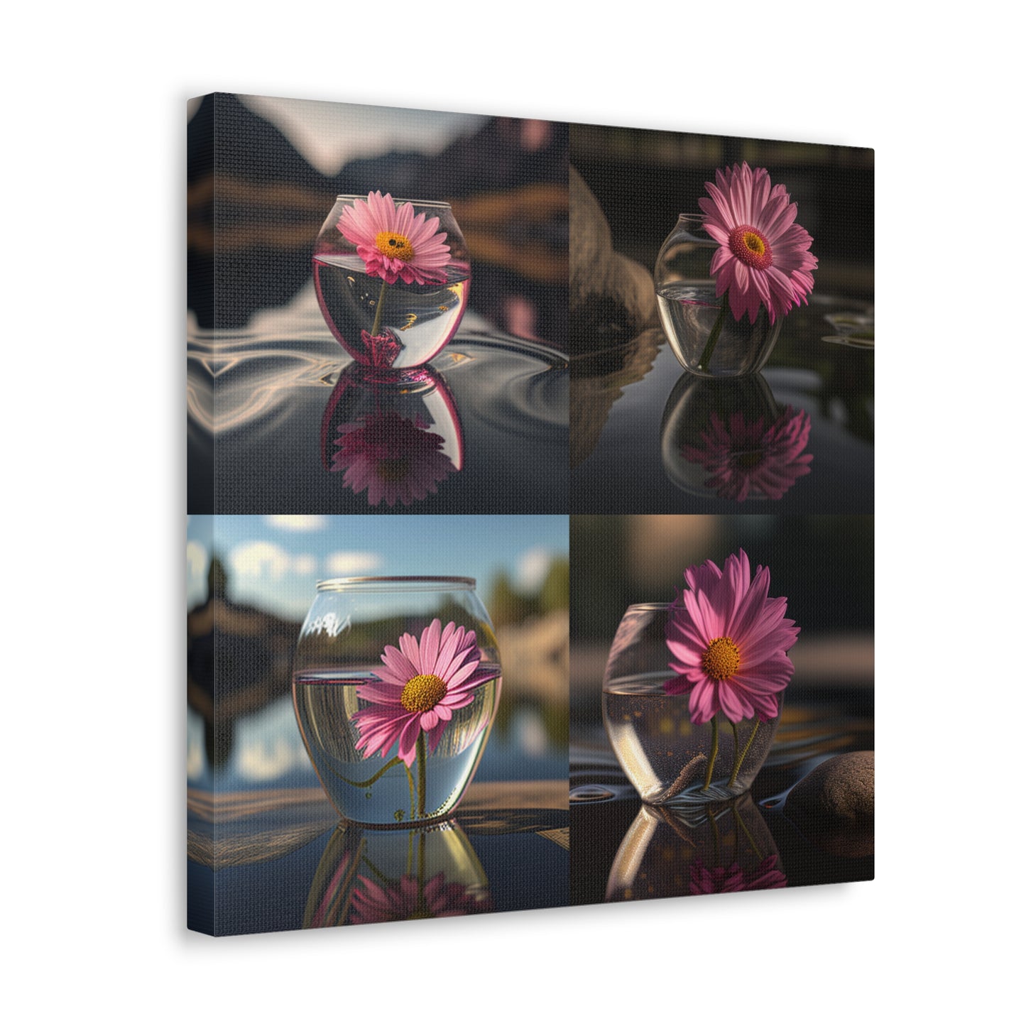 Canvas Gallery Wraps Pink Daisy 5