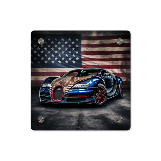 Acrylic Wall Art Panels Bugatti American Flag 4