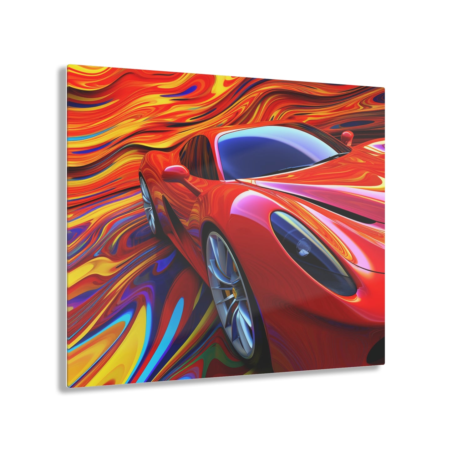 Acrylic Prints Ferrari Water Fusion 4