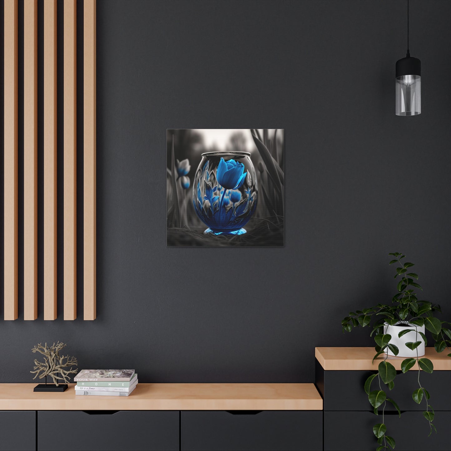 Canvas Gallery Wraps Tulip Blue 2