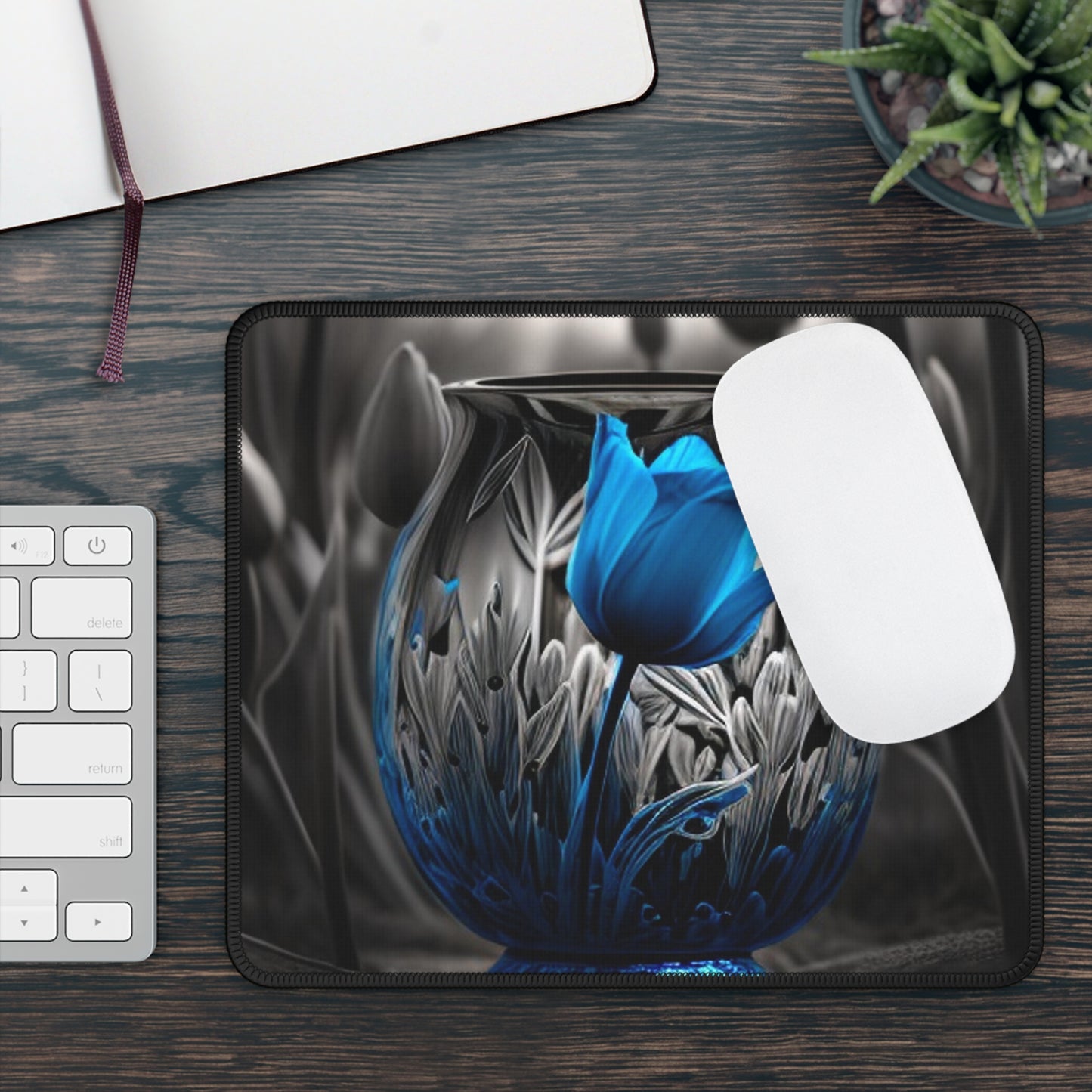 Gaming Mouse Pad  Tulip Blue 1