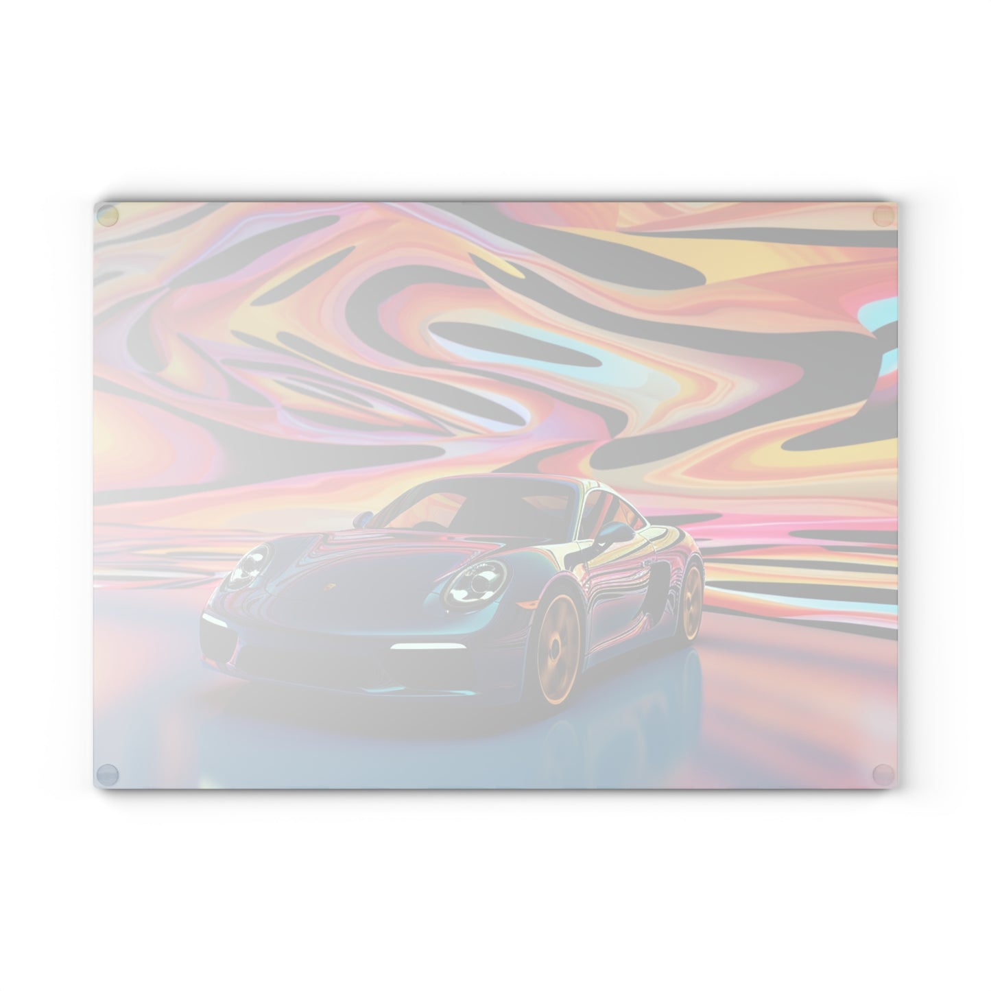 Glass Cutting Board Porsche Water Fusion 2