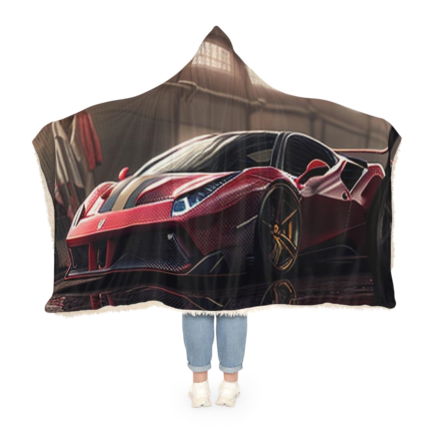 Snuggle Hooded Blanket Ferrari Hyper 4