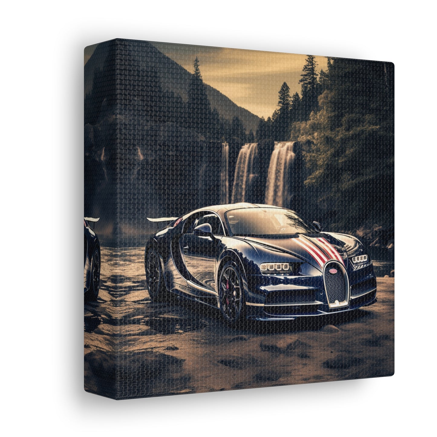 Canvas Gallery Wraps Bugatti Waterfall 2