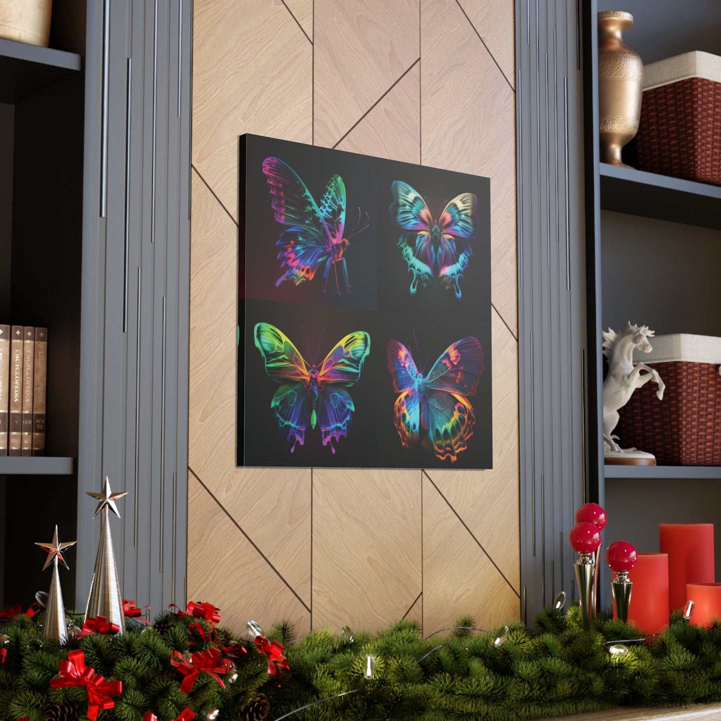 Canvas Gallery Wraps Raw Hyper Color Butterfly 5