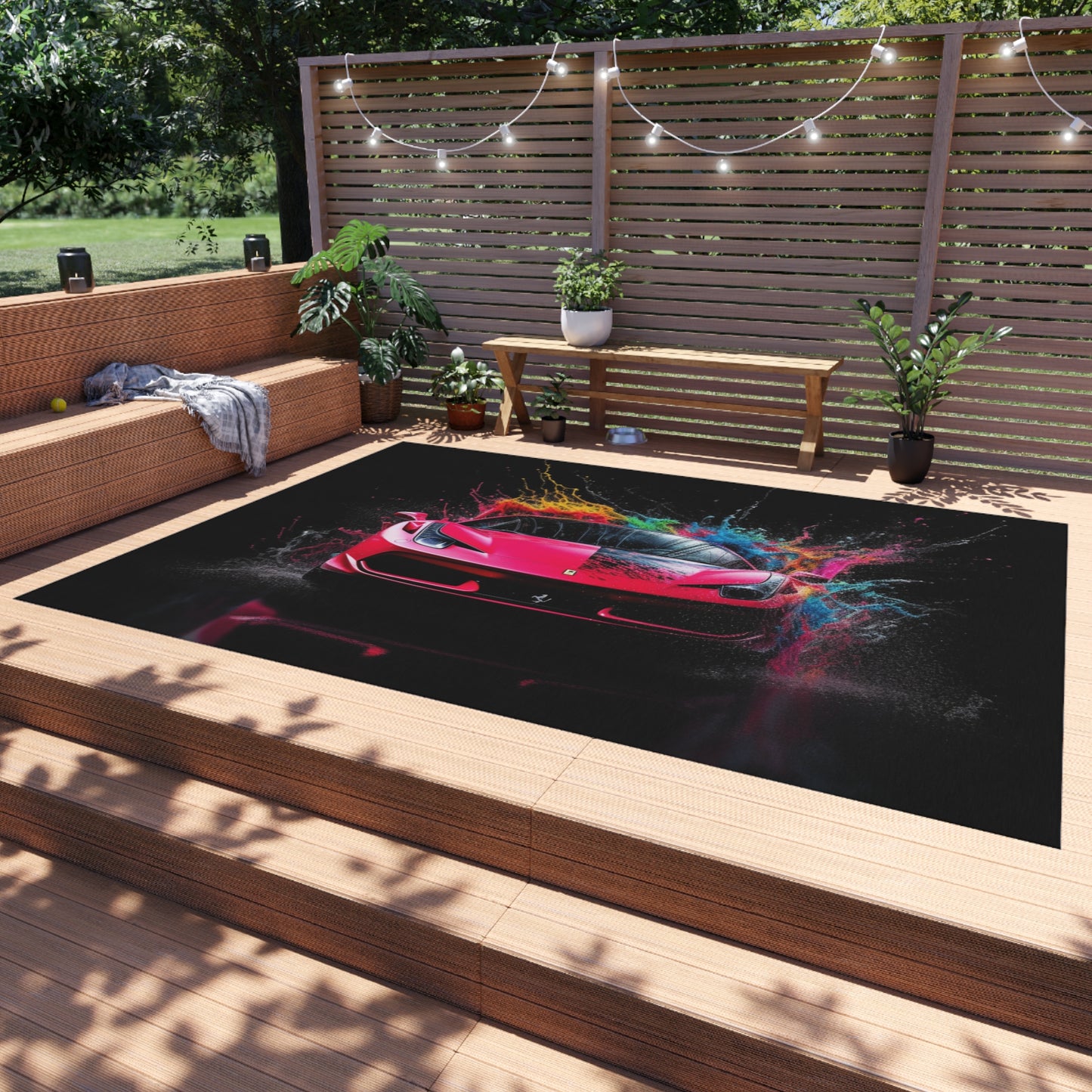 Outdoor Rug  Ferrari Water Splash 2