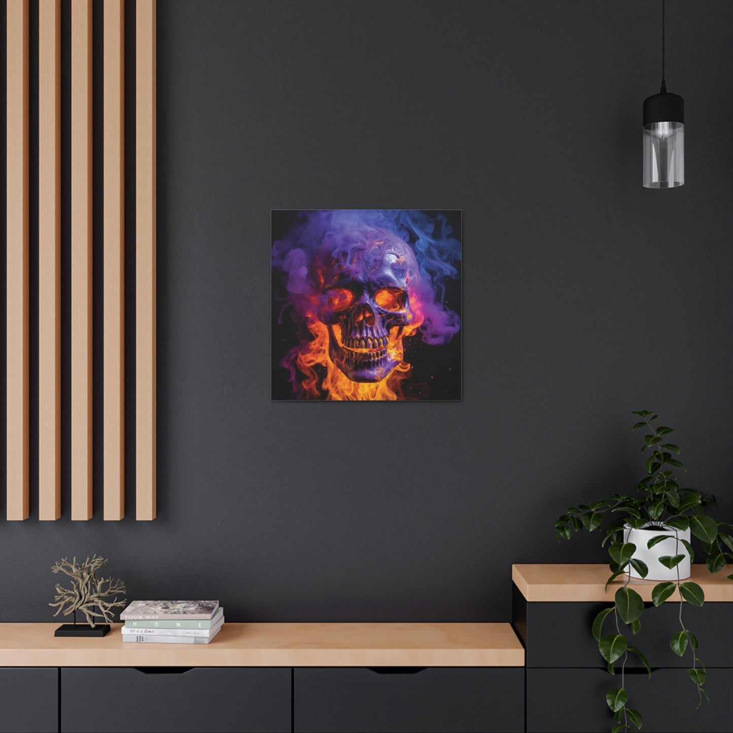 Canvas Gallery Wraps Macro Skull 1