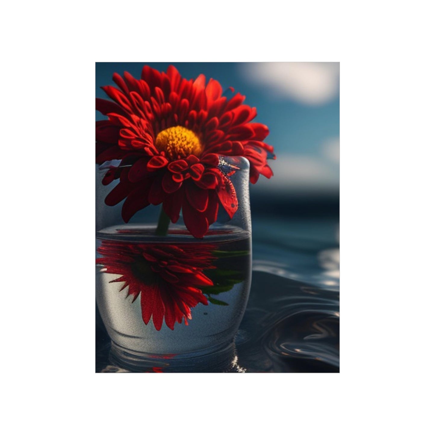 Premium Matte Vertical Posters Chrysanthemum 3