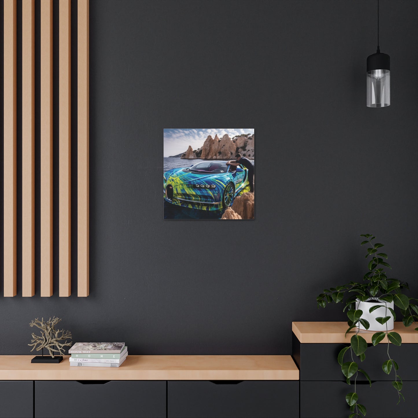 Canvas Gallery Wraps Bugatti Water 1