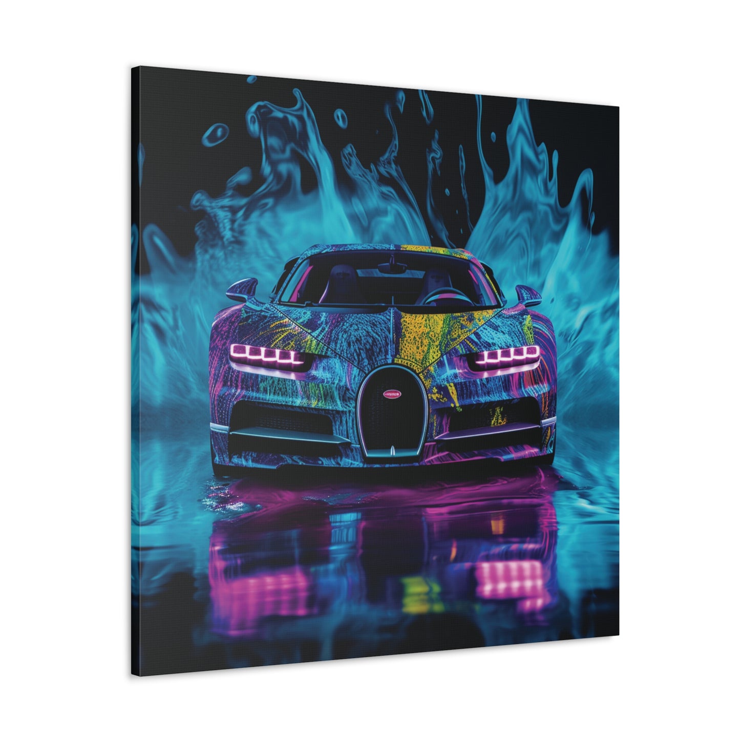 Canvas Gallery Wraps Bugatti Water 2