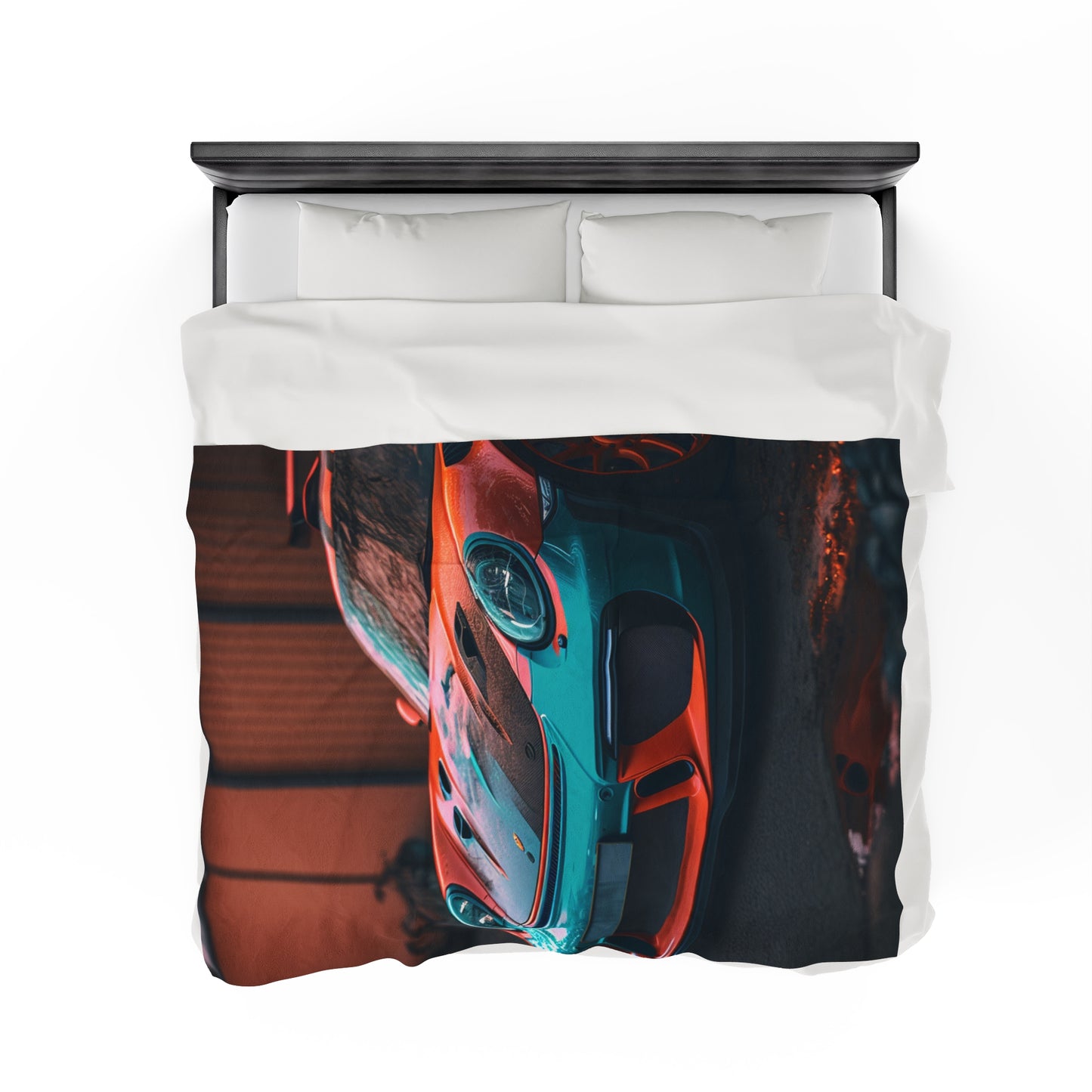 Velveteen Plush Blanket porsche 911 gt3 3