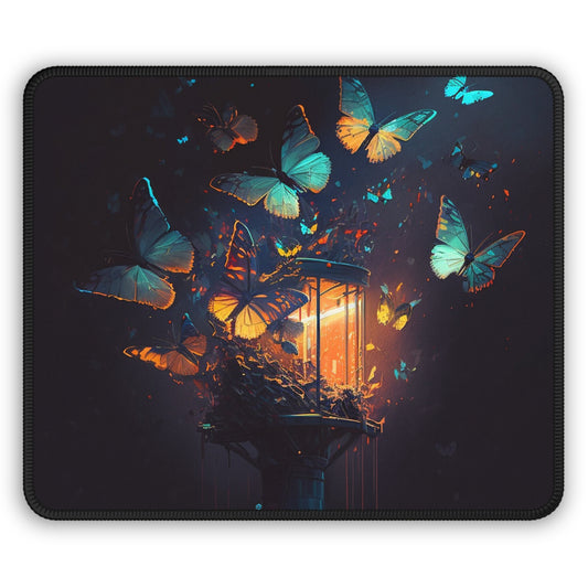 Gaming Mouse Pad  Street Light Butterfly 1