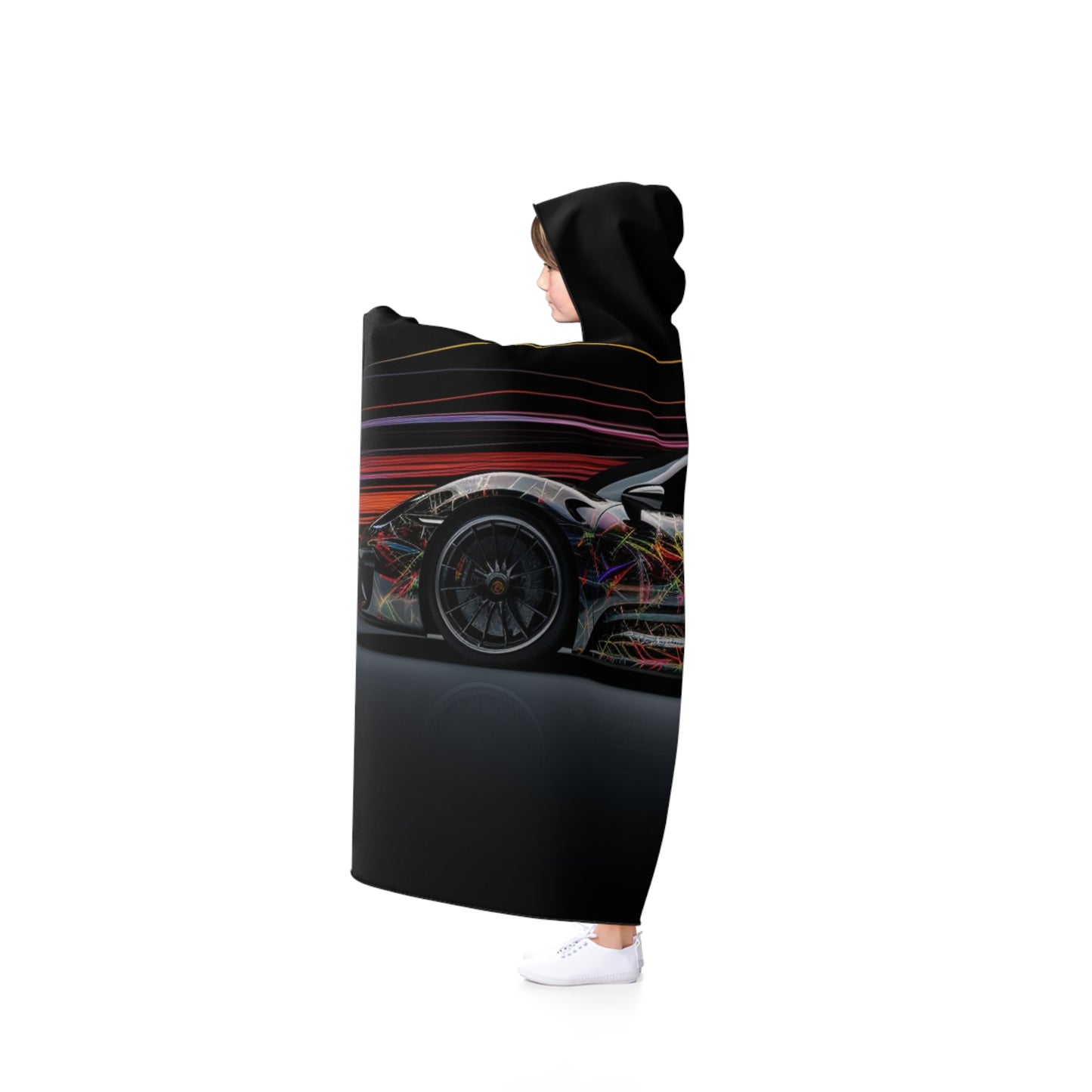 Hooded Blanket Porsche Line 4