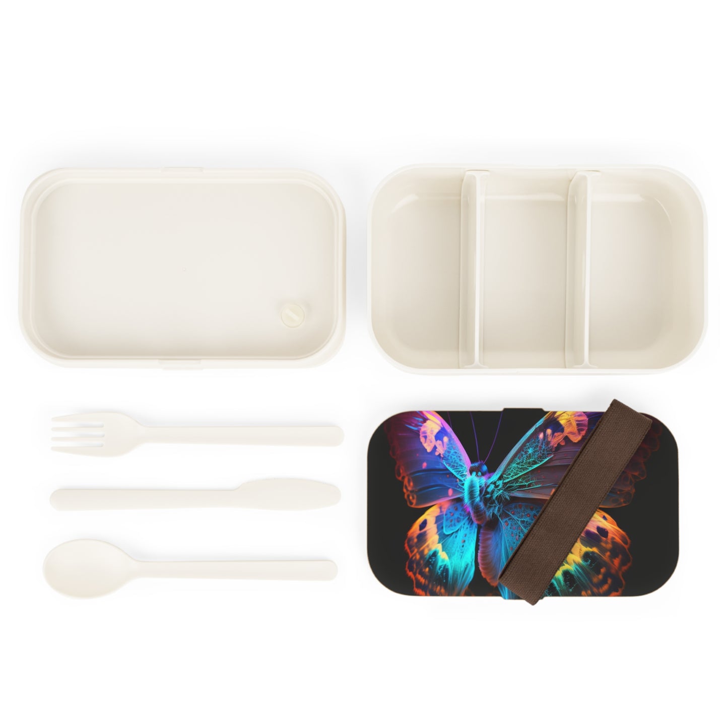 Bento Lunch Box Raw Hyper Color Butterfly 4