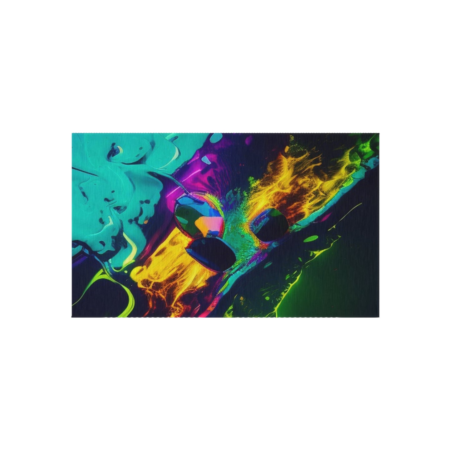 Outdoor Rug  Florescent Glow 4