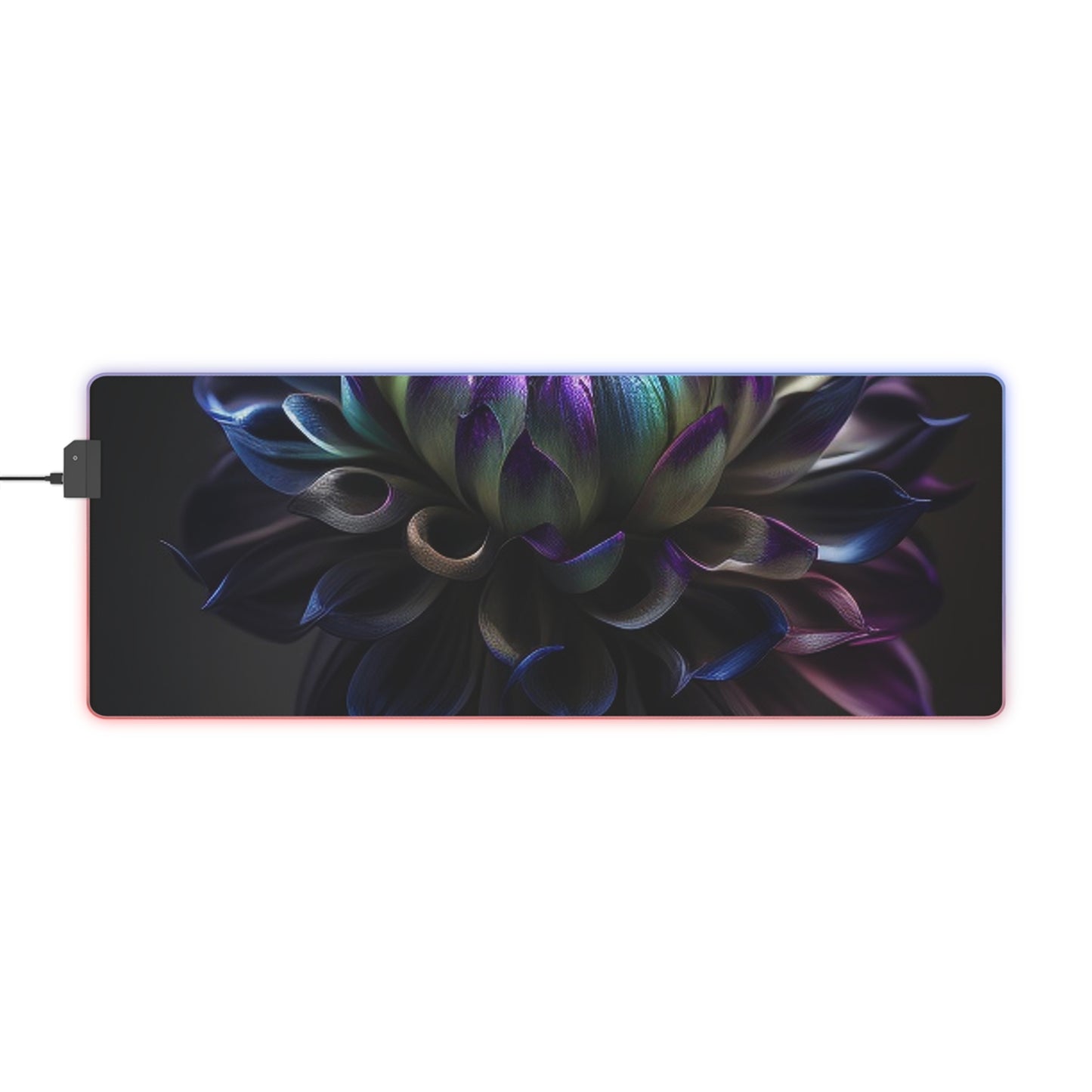 LED Gaming Mouse Pad Dahlia Purple 4