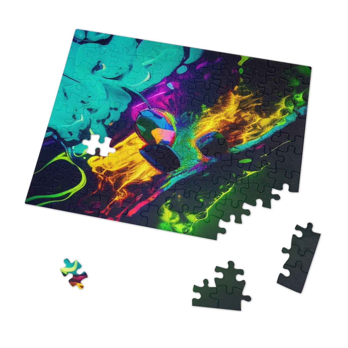 Jigsaw Puzzle (30, 110, 252, 500,1000-Piece) Florescent Glow 4