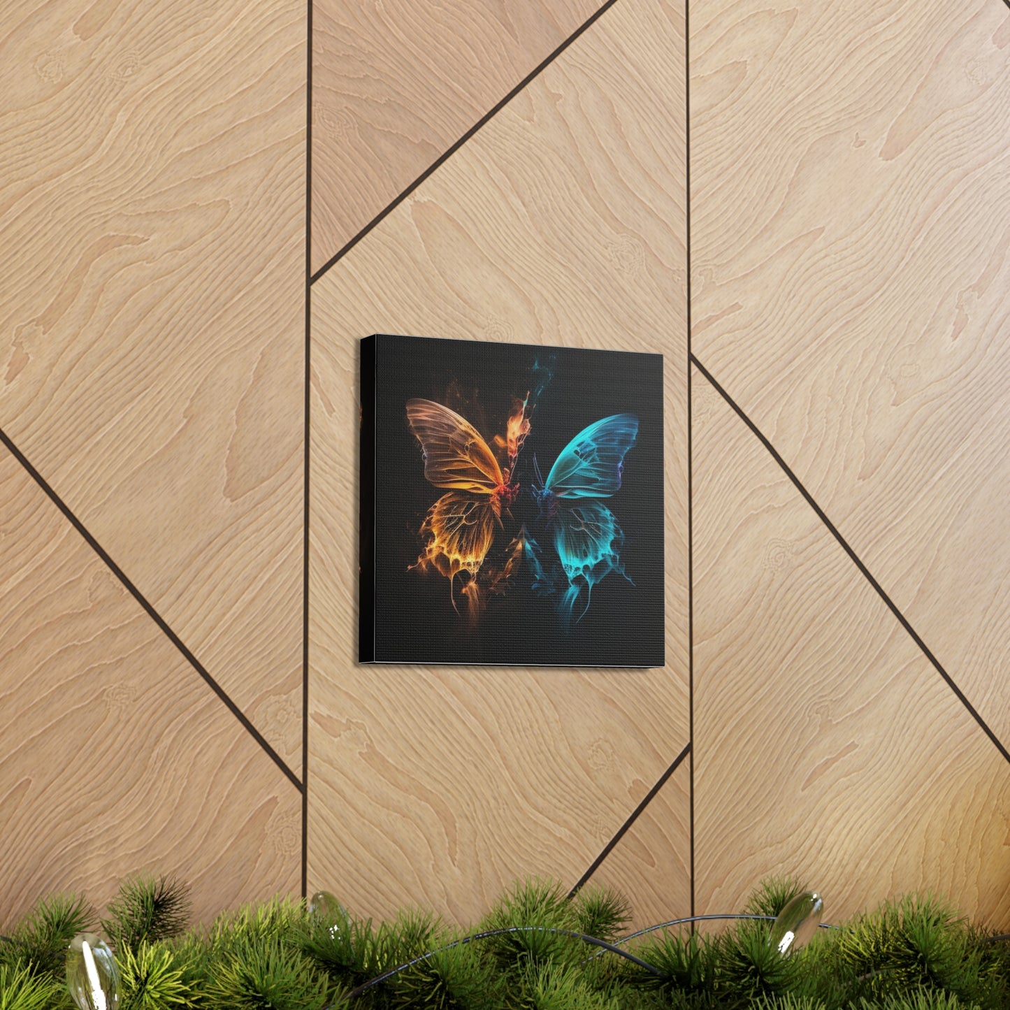 Canvas Gallery Wraps Neon Glo Butterfly 4