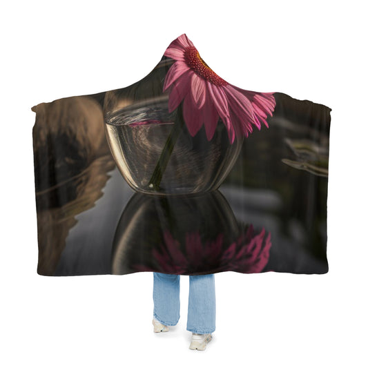 Snuggle Hooded Blanket Pink Daisy 2