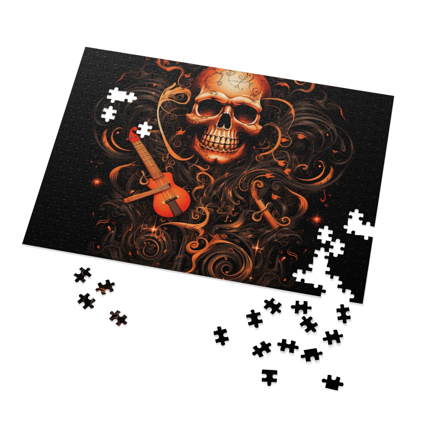 Jigsaw Puzzle (30, 110, 252, 500,1000-Piece) Skull Treble Clef 4