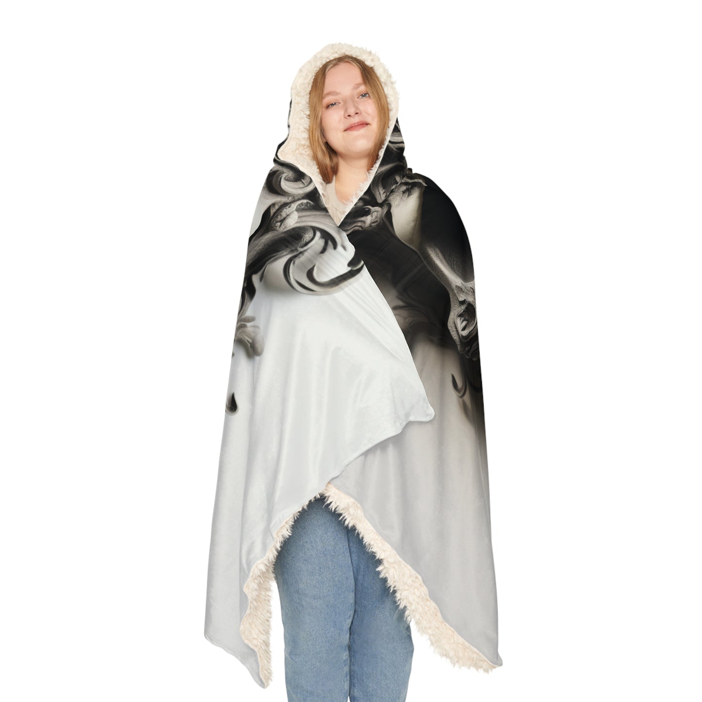 Snuggle Hooded Blanket Skull Treble Clef 2