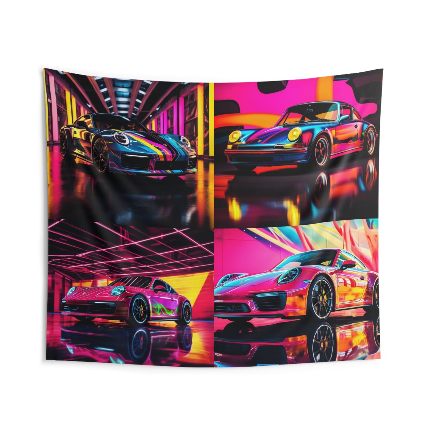 Indoor Wall Tapestries Macro Porsche 5