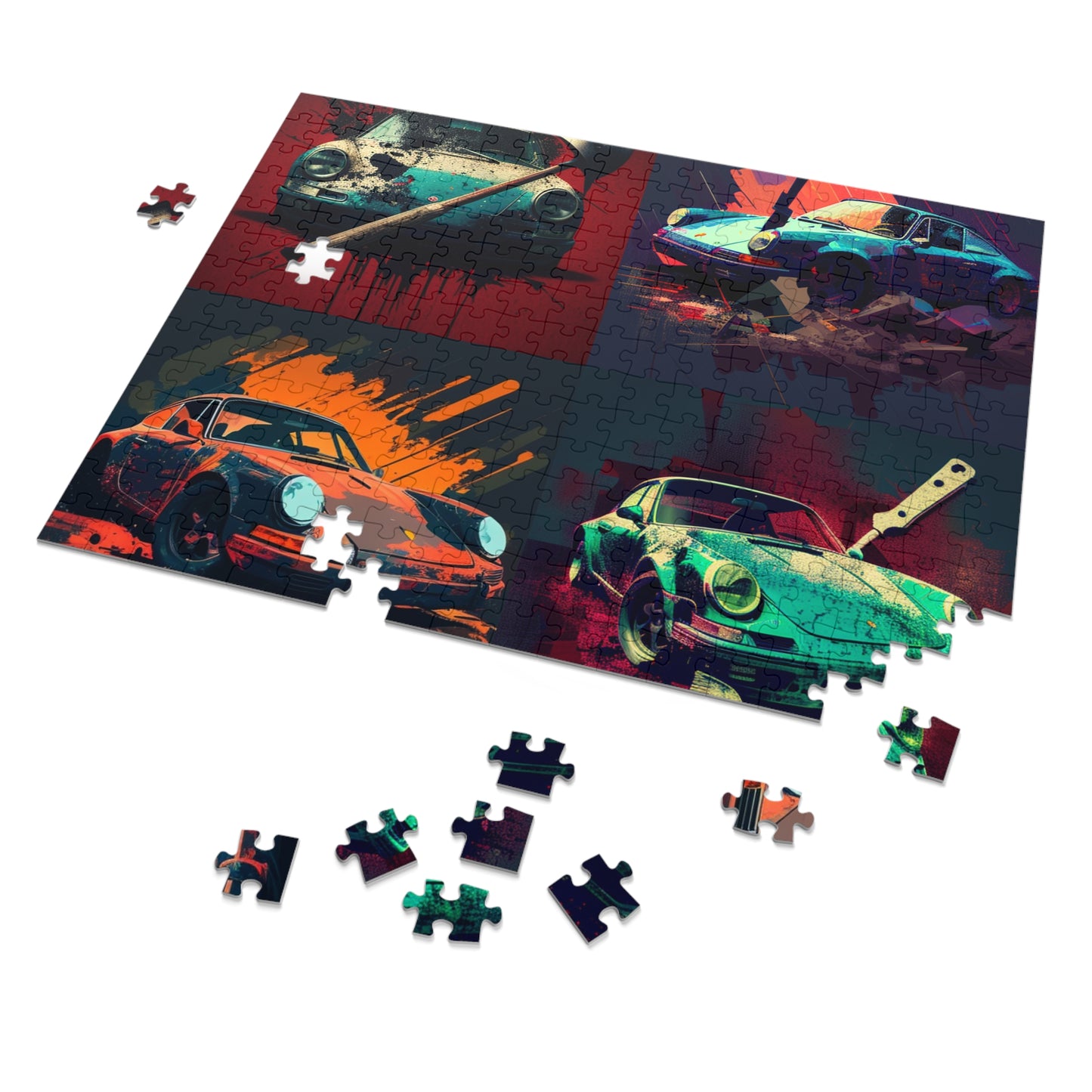 Jigsaw Puzzle (30, 110, 252, 500,1000-Piece) Porsche Abstract 5