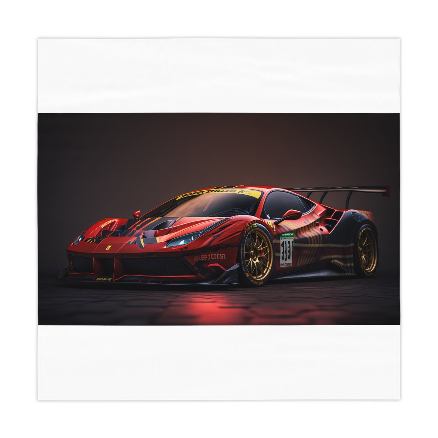 Tablecloth Ferrari Red 1