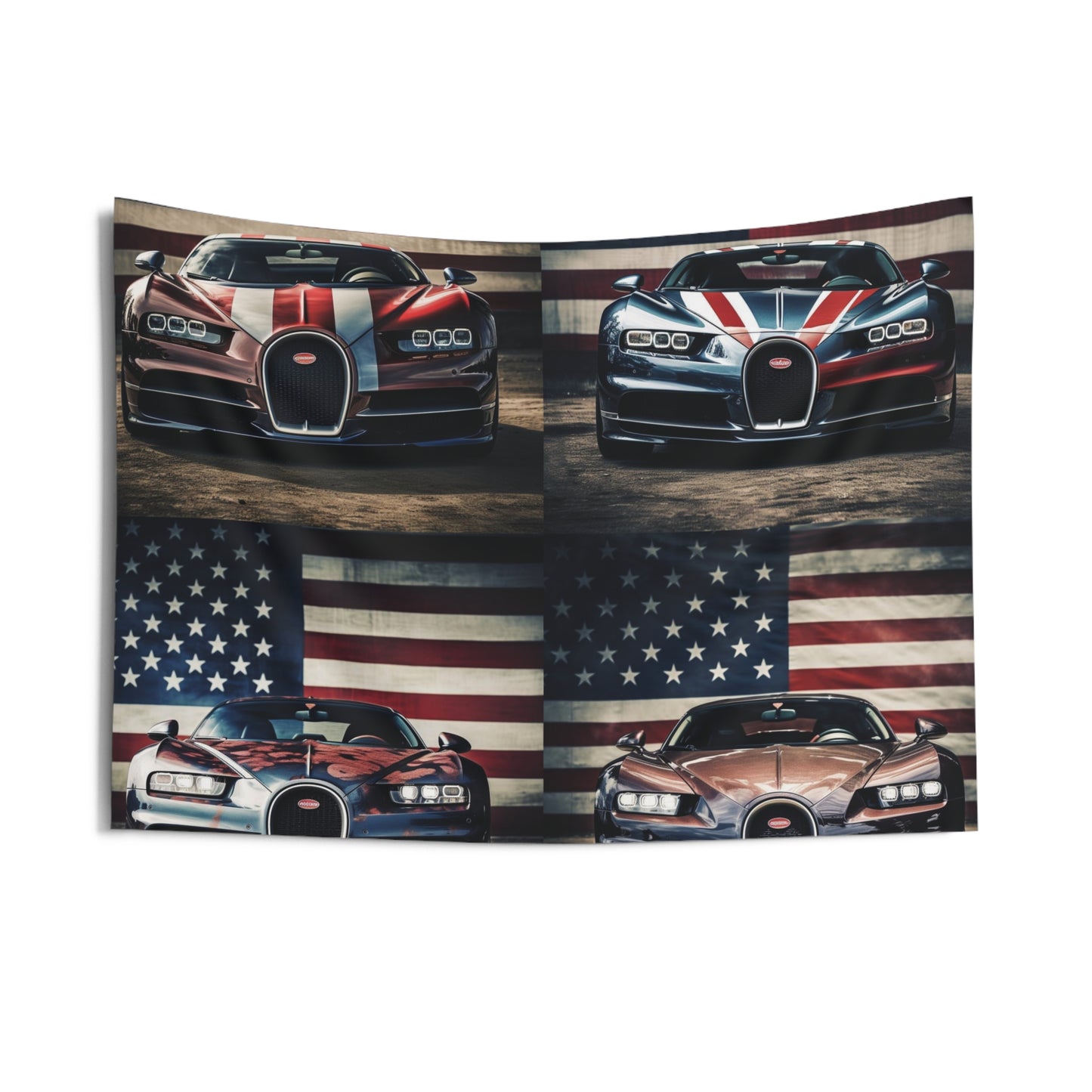 Indoor Wall Tapestries Bugatti Flag 5