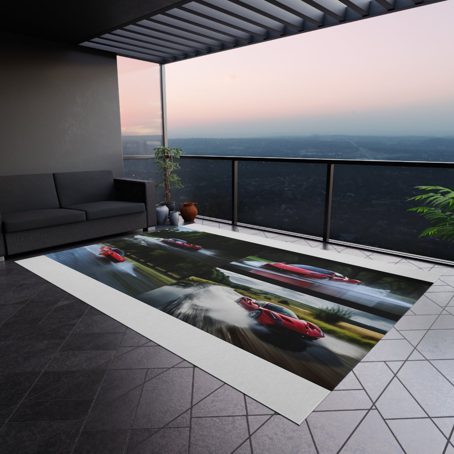 Outdoor Rug  Water Ferrari Splash 5