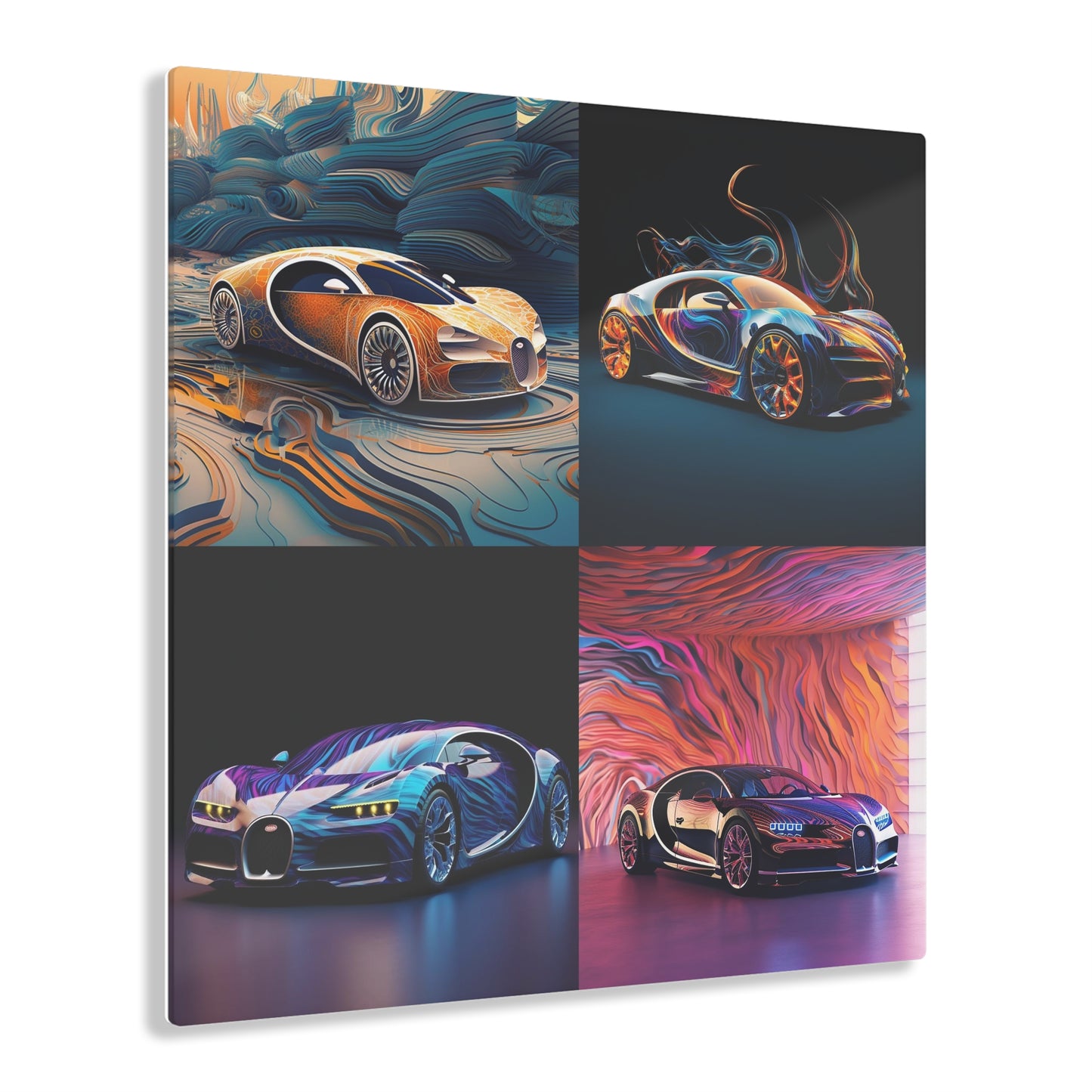 Acrylic Prints Bugatti Abstract Flair 5