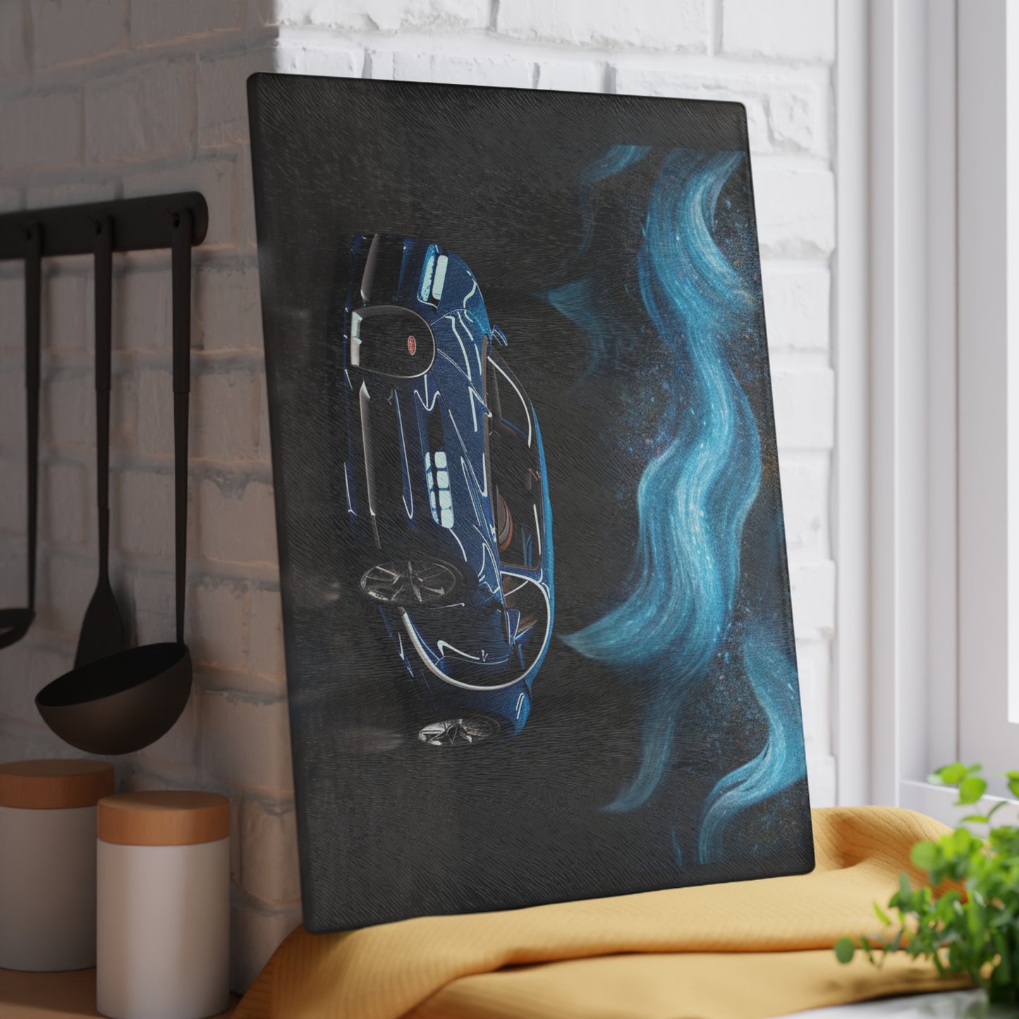 Glass Cutting Board Hyper Bugatti 3