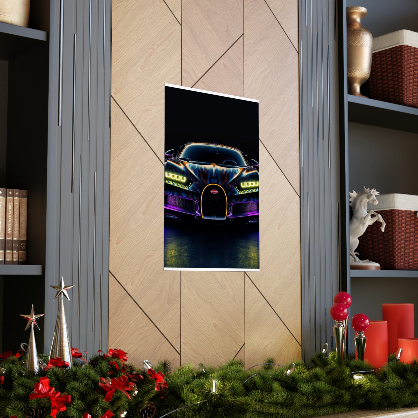 Premium Matte Vertical Posters Hyper Bugatti Chiron 3