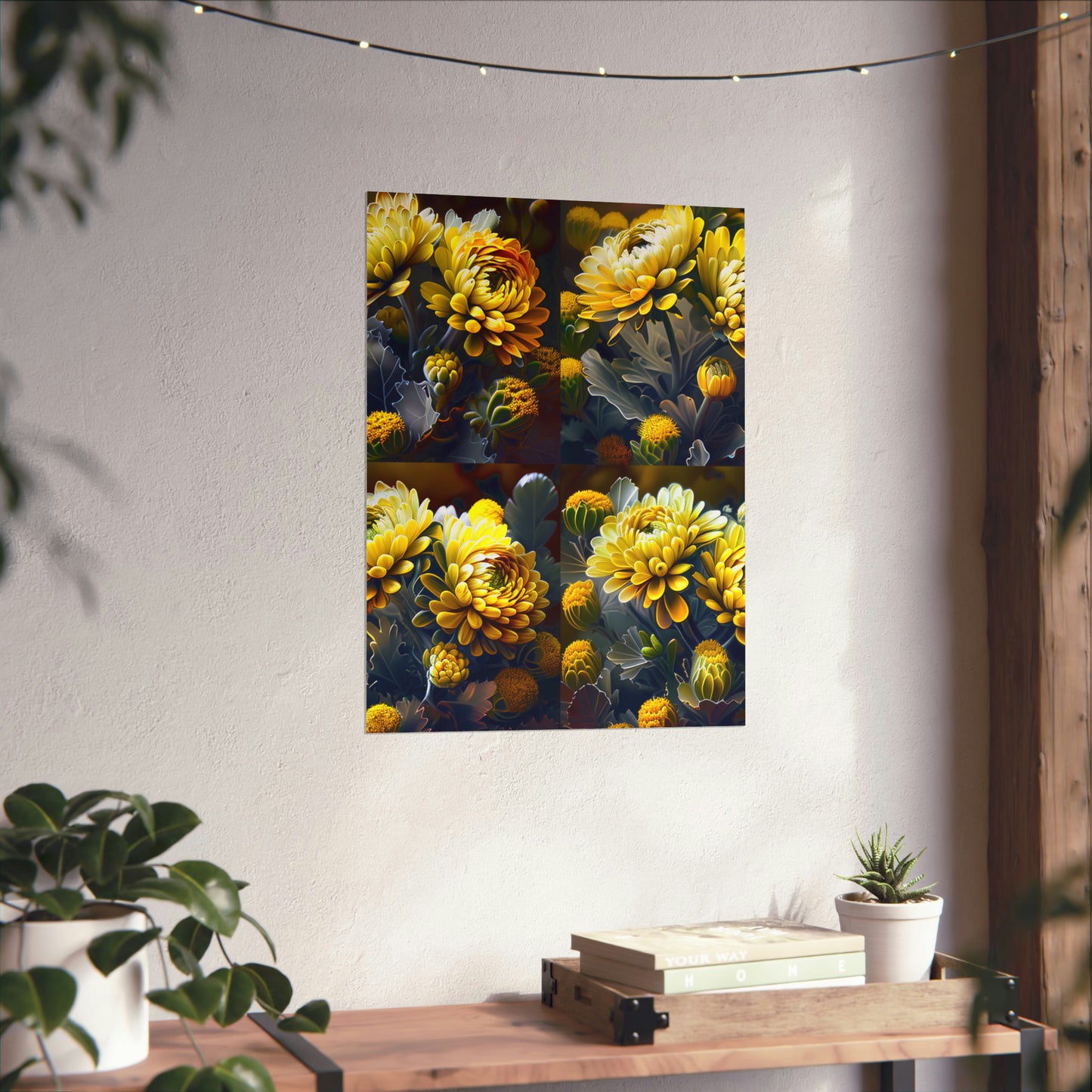 Premium Matte Vertical Posters Yellow Hermosas Flores Amarillas 5