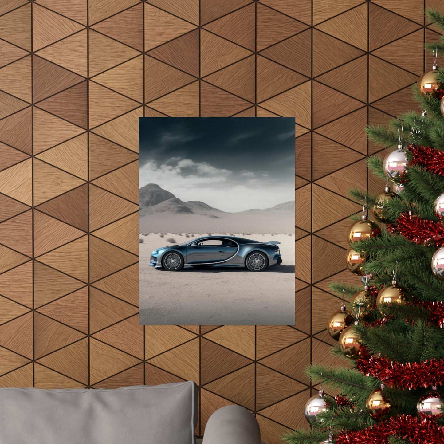 Premium Matte Vertical Posters Bugatti Real Look 1