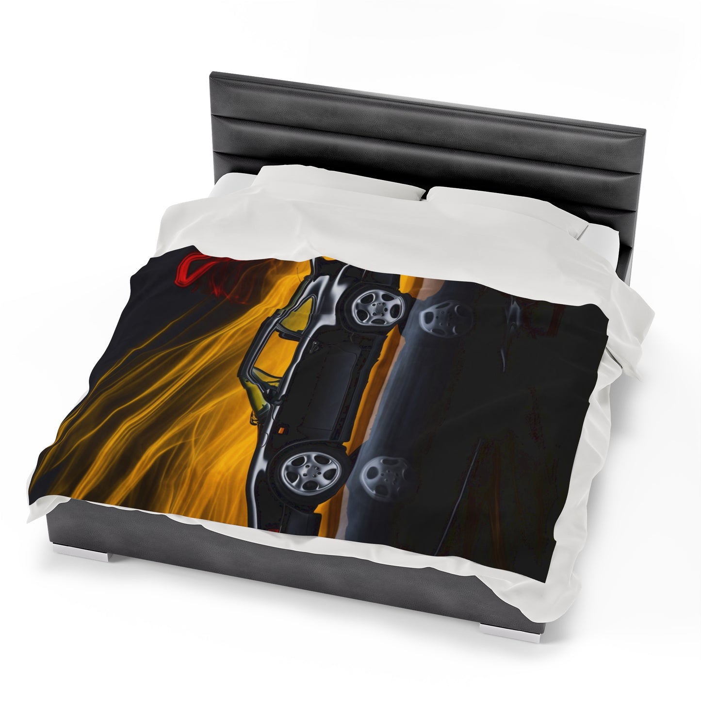 Velveteen Plush Blanket Porsche 933 4