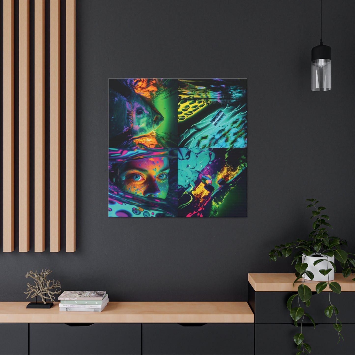 Canvas Gallery Wraps Florescent Glow 5