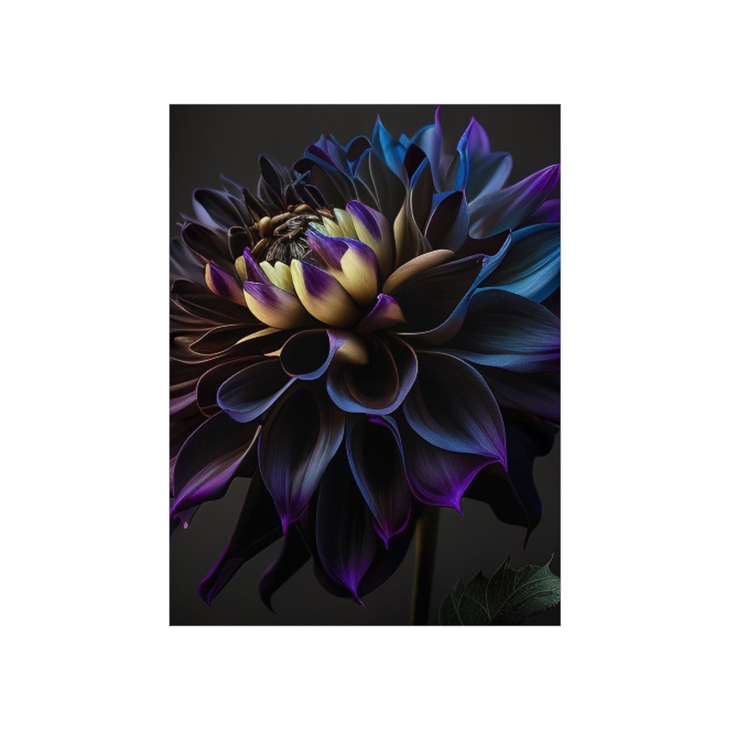 Premium Matte Vertical Posters Dahlia Purple 1