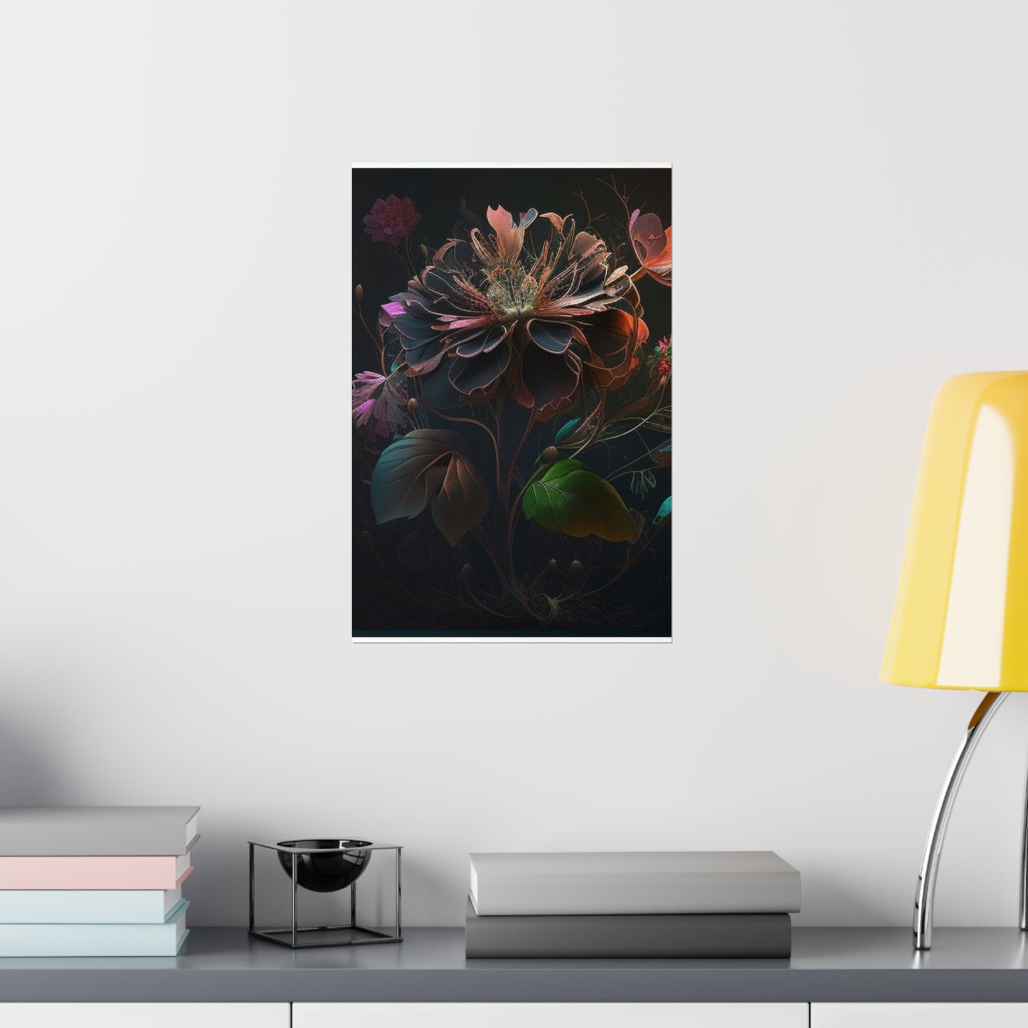 Premium Matte Vertical Posters Flower Arangment 2