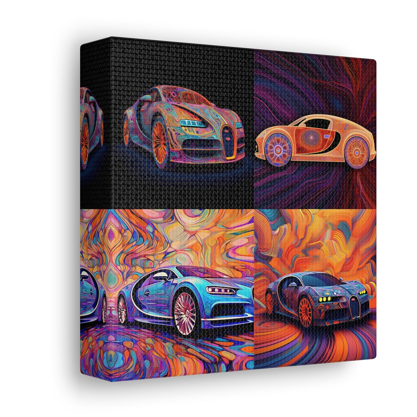 Canvas Gallery Wraps Bugatti Abstract Concept 5