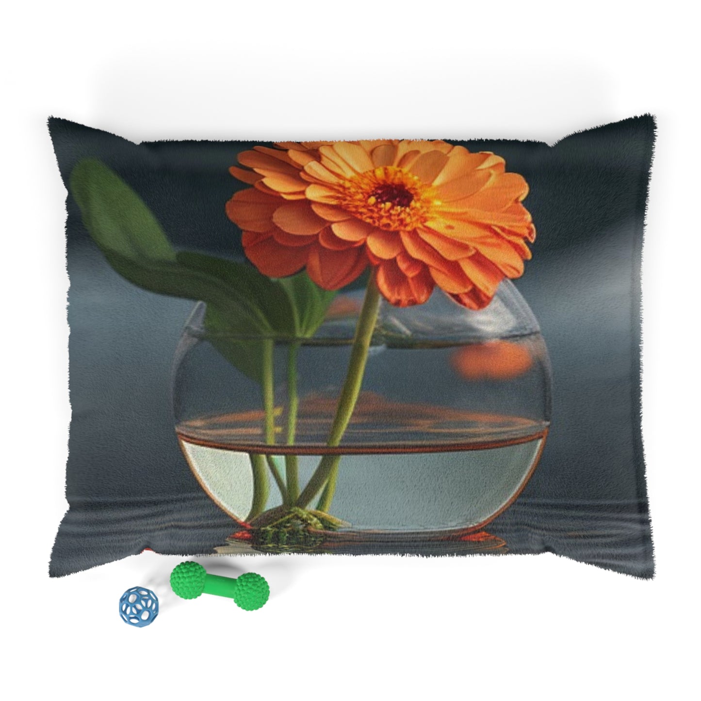 Pet Bed Orange Zinnia 2