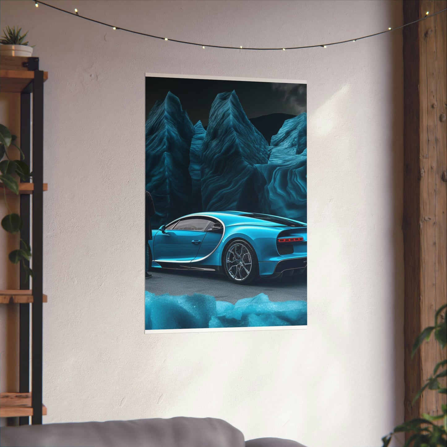 Premium Matte Vertical Posters Bugatti Real Look 3