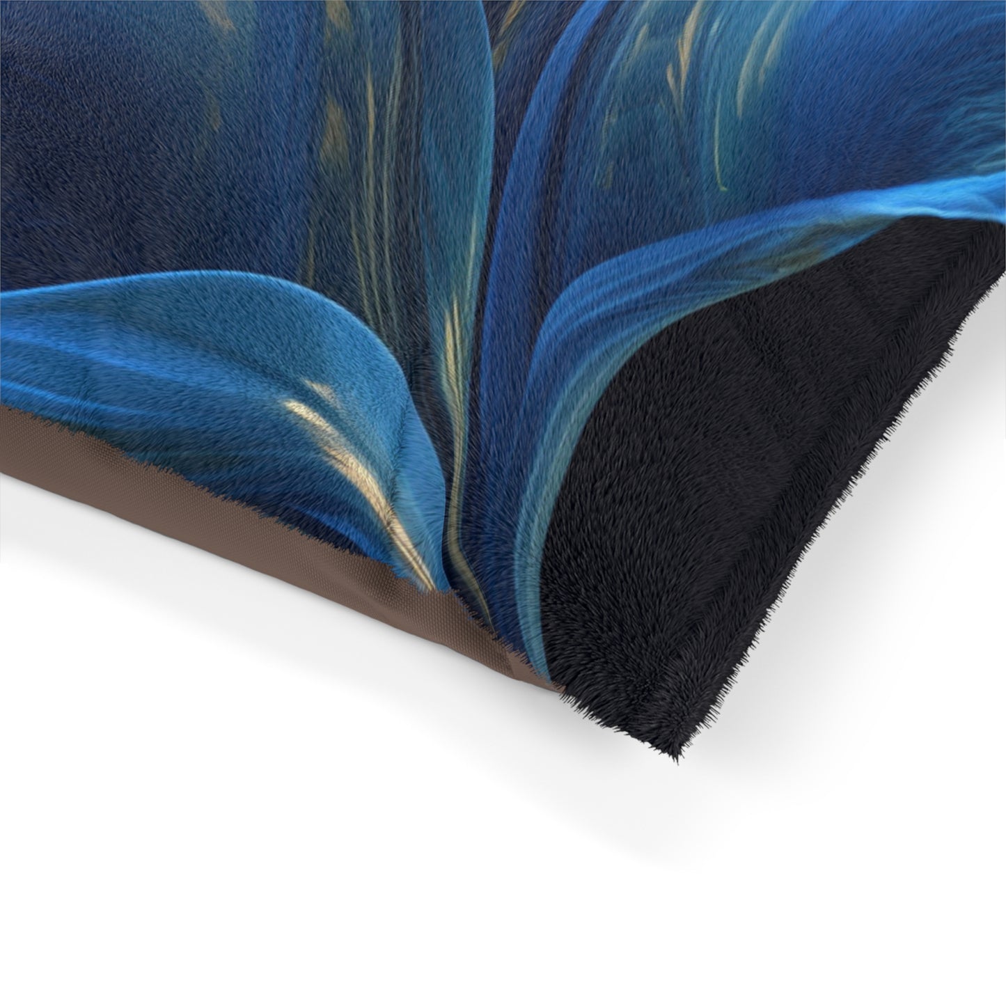 Pet Bed Abstract Blue Tulip 1