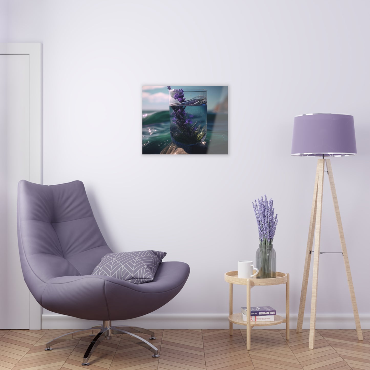 Acrylic Prints Lavender in a vase 2